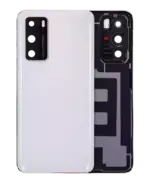 Capac Spate Sticla Huawei P40 (Ice White)