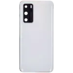 Capac Spate Sticla Huawei P40 (Ice White) - imagine 3