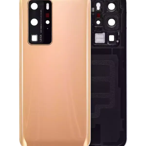 Capac Spate Sticla Huawei P40 Pro (Rose Gold)