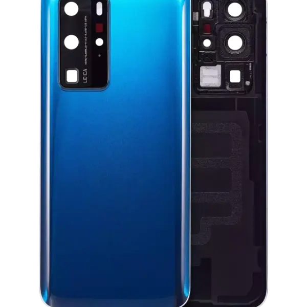 Capac Spate Sticla Huawei P40 Pro (Deep Sea Blue)