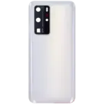 Capac Spate Sticla Huawei P40 Pro (Ice White) - imagine 3