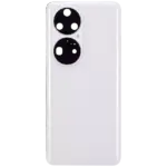 Capac Spate Sticla Huawei P50 Pro (Pearl White) - imagine 3