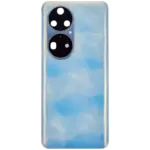 Capac Spate Sticla Huawei P50 Pro (Blue) - imagine 3