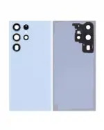 Capac Spate Sticla Samsung Galaxy S23 Ultra (S918) Service Pack (Sky Blue) - imagine 4