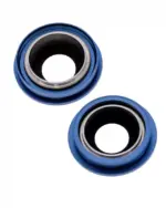 Lentila Camera Spate Cu Suport Si Rama iPhone 13 / 13 Mini ( 2 Piece) AMPlus (Blue) - imagine 4