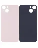 Capac Spate Sticla iPhone 13 (No Logo) (Pink) - imagine 2