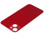 Capac Spate Sticla iPhone 13 (No Logo) (Red) - imagine 4