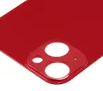 Capac Spate Sticla iPhone 13 (No Logo) (Red) - imagine 6