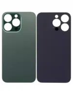 Capac Spate Sticla iPhone 13 Pro (No Logo) (Alpine Green) - imagine 2