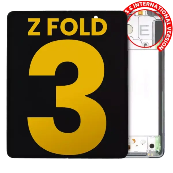 Display telefon Samsung Galaxy Z Fold 3 5G Refurbished (Silver) (Inner)