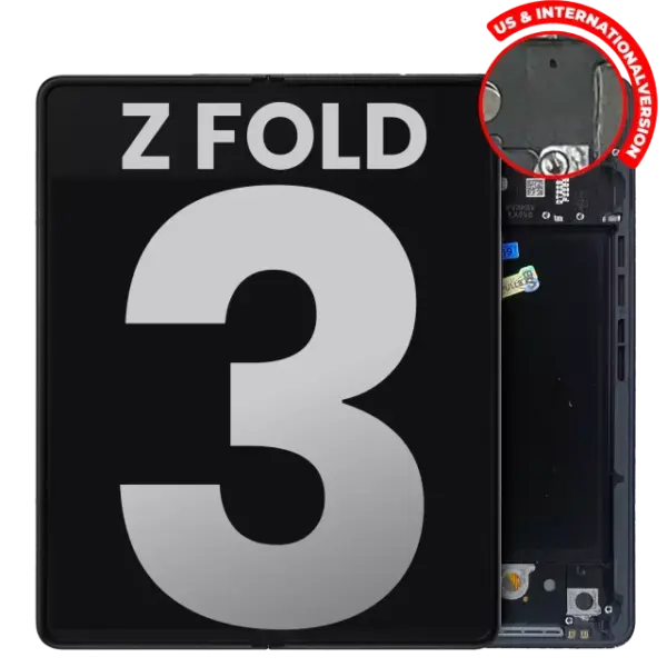 Ansamblu Display Interior Samsung Galaxy Z Fold 3 5G Pull Grade B/C (Phantom Black)