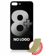 Capac Spate Sticla Cu Adeziv iPhone 8 Plus (No Logo) (Space Gray)
