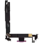 Cablu Flex Port Incarcare Cu Placa iPhone 16 Plus Premium (Pink) - imagine 3