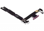 Cablu Flex Port Incarcare Cu Placa iPhone 16 Plus Premium (Pink) - imagine 4