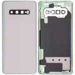 Capac Spate Sticla Cu Lentile Camera Samsung Galaxy S10 Plus Service Pack (Prism Silver) - imagine 2