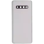 Capac Spate Sticla Cu Lentile Camera Samsung Galaxy S10 Plus Service Pack (Prism Silver) - imagine 3