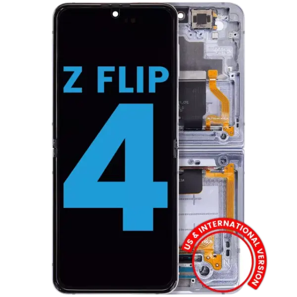 Display telefon Samsung Galaxy Z Flip 4 5G AM (In-Cell LTPS) (Blue) (Inner)