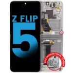 Display telefon Samsung Galaxy Z Flip 5 (F731) AMPlus (In-Cell LTPS) (Cream) (Inner)