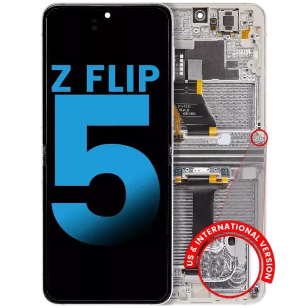 Display telefon Samsung Galaxy Z Flip 5 (F731) AMPlus (In-Cell LTPS) (Cream) (Inner)
