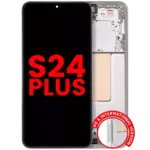 Display cu Rama Samsung Galaxy S24 Plus 5G AMPlus (Marble Grey)