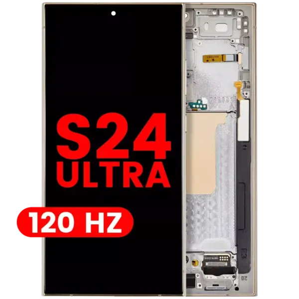 Ansamblu Display Samsung Galaxy S24 Ultra AMPlus (120Hz) (Titanium Yellow)