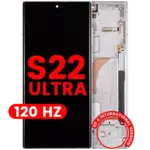 Display cu Rama Samsung Galaxy S22 Ultra 5G AM Plus (120Hz) (Phantom White)
