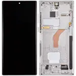 Display cu Rama Samsung Galaxy S22 Ultra 5G AM Plus (120Hz) (Phantom White) - imagine 2