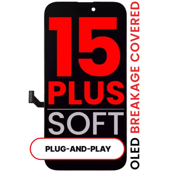 Display iPhone 15 Plus Soft Oled AMPro XO7 (Fără „Unknown Part” / Fără transfer IC)