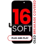 Display iPhone 16 Soft Oled AMPro XO7 (Fără „Unknown Part” / Fără transfer IC)