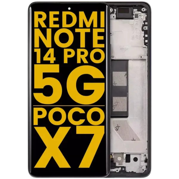 Display Xiaomi Redmi Note 14 Pro 5G / Xiaomi Poco X7 Refurbished (Midnight Black)