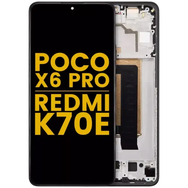 Display Xiaomi Poco X6 Pro / Redmi K70E Refurbished (Black)