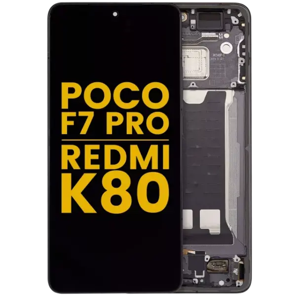 Display Xiaomi Poco F7 Pro / Redmi K80 Refurbished (Black)