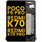 Display Xiaomi Poco F6 Pro / Redmi K70 / K70 Pro Refurbished (Black)