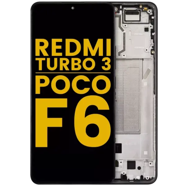 Display Xiaomi Redmi Turbo 3 / Xiaomi Poco F6 Refurbished (Black)