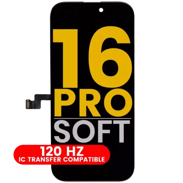 Display iPhone 16 Pro Assembled Soft Oled (120Hz)