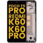 Display Xiaomi Poco F5 Pro / Redmi K60 / K60 Pro Refurbished (Black)