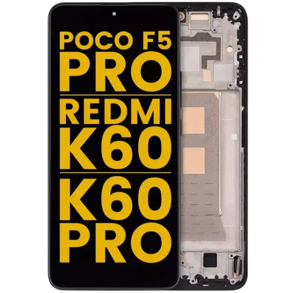 Display Xiaomi Poco F5 Pro / Redmi K60 / K60 Pro Refurbished (Black)