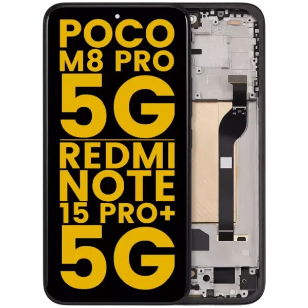 Display Xiaomi Poco M8 Pro 5G / Redmi Note 15 Pro+ 5G (Refurbished) (Black)