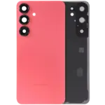Capac Sticla Spate Cu Lentila Camera Samsung Galaxy S25 Plus 5G Service Pack (Coral Red)
