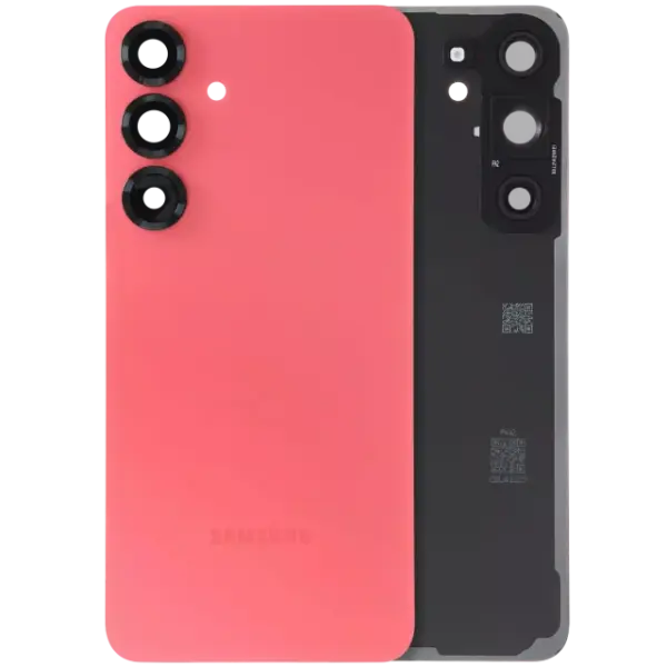 Capac Sticla Spate Cu Lentila Camera Samsung Galaxy S25 Plus 5G Service Pack (Coral Red)