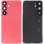Capac Sticla Spate Cu Lentila Camera Samsung Galaxy S25 Plus 5G Service Pack (Coral Red) - imagine 2
