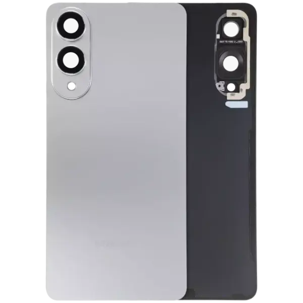 Capac Sticla Spate Cu Lentila Camera Samsung Galaxy S25 Edge 5G Service Pack (Titanium Silver)