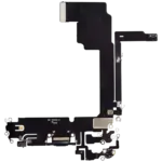 Cablu Flex Port Incarcare Cu Placa iPhone 15 Pro Max AMPlus (Blue Titanium) - imagine 3