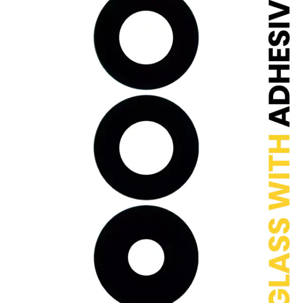 Geam Camera Spate Cu Adeziv Samsung Galaxy A25 5G (A256 / 2023) (3 Piece Set)