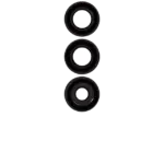 Geam Camera Spate Cu Adeziv Samsung Galaxy A25 5G (A256 / 2023) (3 Piece Set) - imagine 2