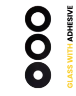 Geam Camera Spate Cu Adeziv Samsung Galaxy A15 4G (A155) / A15 5G (A156) (3 Piece Set)