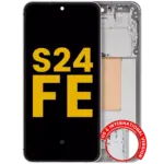 Display cu Rama Samsung Galaxy S24 FE 5G Refurbished (Gray)