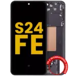 Display cu Rama Samsung Galaxy S24 FE 5G (Refurbished) (Graphite)
