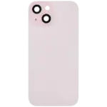 Capac Spate Sticla Cu Magnet MagSafe iPhone 15 Aftermarket (No Logo) (Pink) - imagine 3