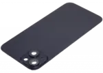 Capac Spate Sticla Cu Magnet MagSafe iPhone 15 Plus Aftermarket (No Logo) (Black) - imagine 5